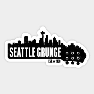 Seattle Grunge Music Sticker